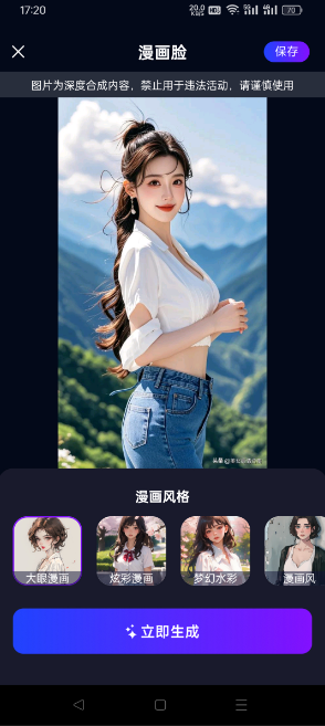 [AI神笔马良] 手机AI超级绘画神器，一句话做出原创高清图片