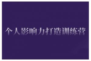 个人影响力打造训练营，掌握公域引流、私域运营、产品定位等核心技能，实现从0到1的个人IP蜕变-就爱副业网