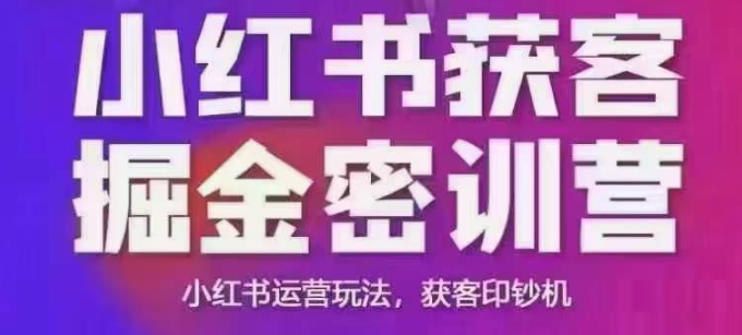 久爱副业网,网赚项目,网赚论坛博客网分享小红书获客掘金线下课，录音+ppt照片，小红书运营玩法，获客印钞机