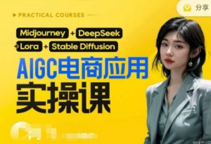 AI电商应用实操课(加更DeepSeek)保姆级喂饭教程，从0-1用AI做电商-就爱副业网