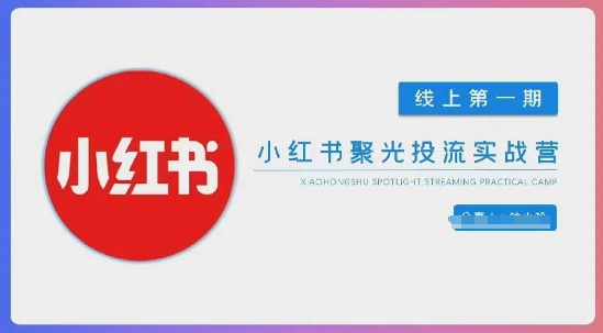 久爱副业网,网赚项目,网赚论坛博客网分享小红书聚光陪跑第一期，教你从0到1玩转小红书聚光投流，搭建小红书付费投流团队，更快的见到效果