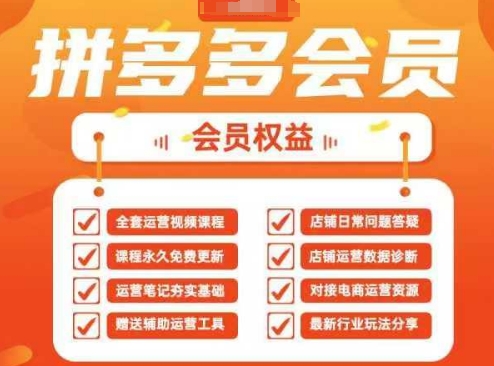 久爱副业网,网赚项目,网赚论坛博客网分享2025拼多多运营实战课，40节全流程教学，覆盖拼多多运营全链路
