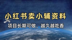 小学教辅资料在小红书这样卖，项目长期稳定收益，越久越吃香-就爱副业网