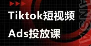 久爱副业网,网赚项目,网赚论坛博客网分享Ads视频投放课，tiktok短视频广告投放课