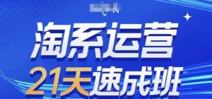 淘系运营21天速成班(更新25年4月)，0基础轻松搞定淘系运营，不做假把式-就爱副业网
