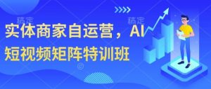 实体商家自运营，AI短视频矩阵特训班-就爱副业网