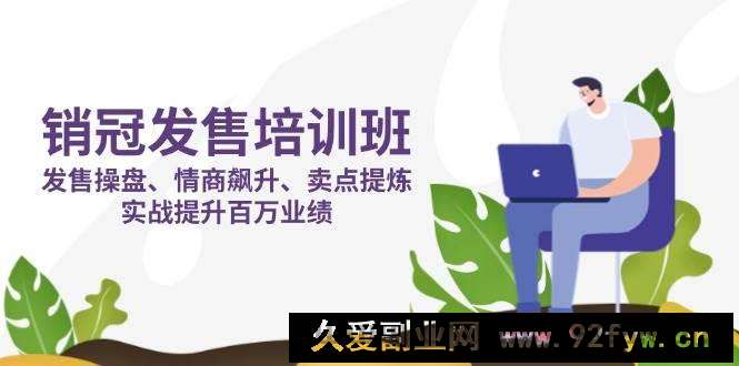 图片[1]-（14203期）销冠 发售培训班：发售 操盘+情商 飙升+卖点 提炼，实战提升百万业绩-就爱副业网