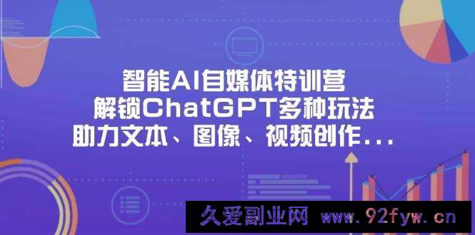 图片[1]-（14245期）智能AI自媒体特训营，解锁ChatGPT多种玩法，助力文本、图像、视频创作…-就爱副业网