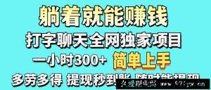 （14308期）打字聊天项目 打字聊天就有米  一天100-1000左右-就爱副业网
