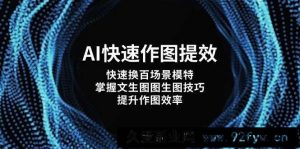 AI快速作图提效，快速换百场景模特，掌握文生图图生图技巧，提升作图效率-就爱副业网