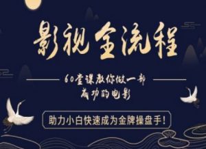 【影视全流程】教你做一部成功的电影，助力小白快速成为金牌操盘手-就爱副业网