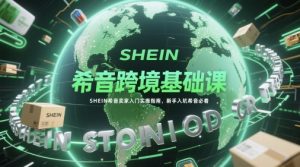 希音跨境基础课，SHEIN希音卖家入门实操指南，新手入坑希音必看-就爱副业网