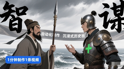 久爱副业网,网赚项目,网赚论坛博客网分享扣子工作流一键生成沉浸式历史故事，一天工作量，3分钟搞定