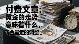 付费文章：黄金的走势意味着什么，如何看待黄金最近的调整-就爱副业网
