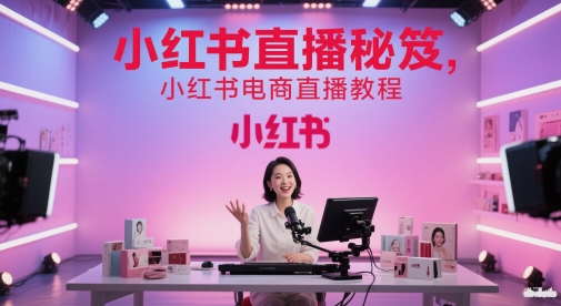 久爱副业网,网赚项目,网赚论坛博客网分享小红书直播秘笈，小红书电商直播教程