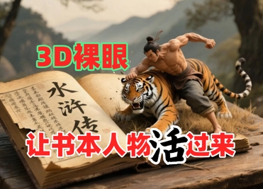 久爱副业网,网赚项目,网赚论坛博客网分享书本人物裸眼3D视频，新的玩法，流量超猛，保姆级教程