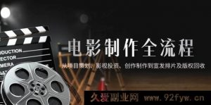 （14801期）影视项目全方位解析：策划、融资、拍摄至发行与版权变现的全过程-就爱副业网