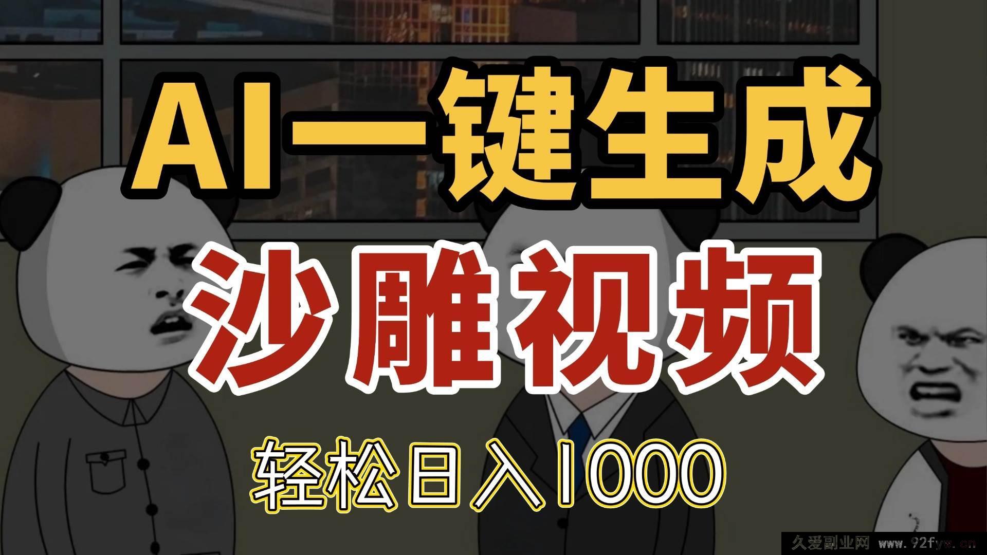 图片[1]-（14757期）人工智能助力创作搞笑视频，引爆流量收益翻倍-就爱副业网