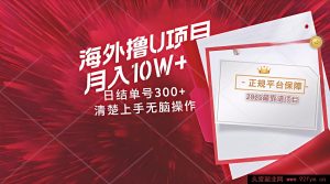 海外超靠谱撸币玩法日进 300+即刻提现，可长久玩，安全便捷操作简易-就爱副业网