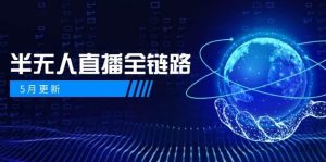 半无人直播全流程：AI 数字人+千川截流实操，女装选品及防违规处置稳定玩法（5 月更新）-就爱副业网