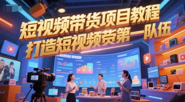 久爱副业网,网赚项目,网赚论坛博客网分享短视频带货项目教程，打造短视频带货第一队伍