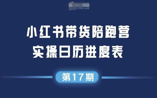 久爱副业网,网赚项目,网赚论坛博客网分享小红书第17期带货陪跑营，不囤货，无不直播，无不投流，通过选品+笔记内容+测品+笔记铺量+矩阵运营打爆款