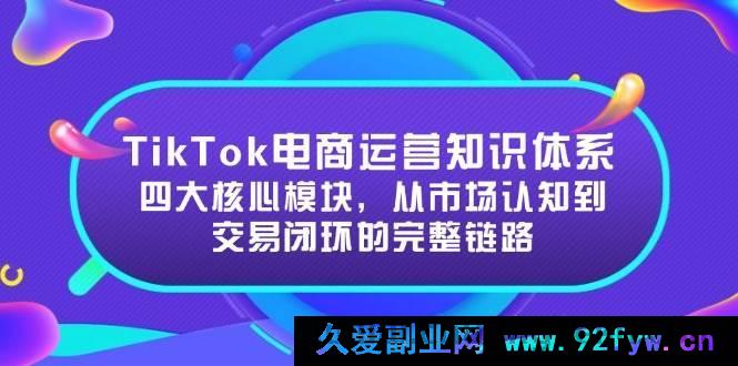 图片[1]-（15065期）TikTok电商运营新攻略：突破传统，揭秘从市场洞察到交易达成的全新路径四大关键要点-就爱副业网