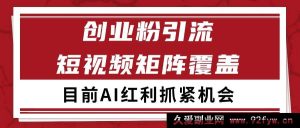 CY创业粉引流秘籍：自热矩阵打造，精准获客日引200+高招-就爱副业网