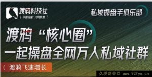 （15218期）渡鸦科技社-畅享会员超值权益全揭秘-视频教程大放送-就爱副业网