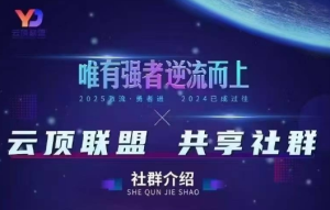 云顶联盟-半无人直播抖音视频号2025年7月8日(价值2980)_-就爱副业网