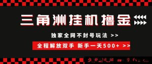 （15289期）全新三角洲挂机模式，稳定不封，单窗盈利20+，新手日赚500+的傻瓜式搬砖秘籍-就爱副业网