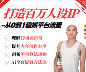 天诺老吴-2025百万人设IP课_-就爱副业网