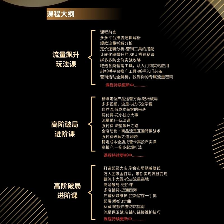 图片[2]-大炮电商-拼多多全阶实战课程2025年7月_-吾爱副业网