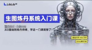 LibLibAI哩布哩布生图炼丹系统入门课，从生图到炼丹，只学这一门就够了-就爱副业网