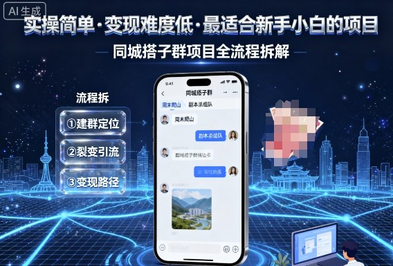 久爱副业网,网赚项目,网赚论坛博客网分享实操简单，变现难度低，最适合新手小白做的项目，每天轻松收入3张，同城搭子群项目全流程拆解