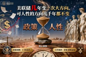 付费文章：美联储几年变一次大方向，可人性的方向几千年都不变-就爱副业网