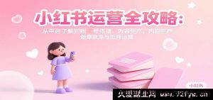 小红书运营秘籍大揭秘：吃透平台规则、搭建优质账号、产出爆款内容与矩阵玩法-就爱副业网