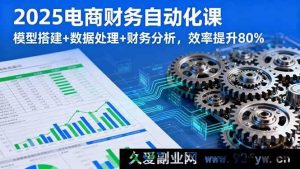 （16021期）2025电商财务智能课：建模+数理+财析，效能飙升80%-就爱副业网