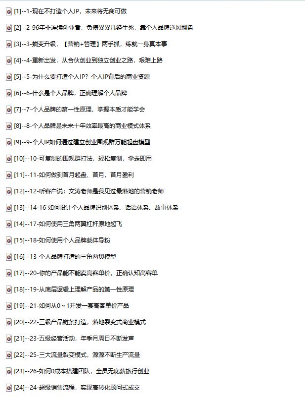 图片[3]-文涛老师-私域IP起盘_-就爱副业网
