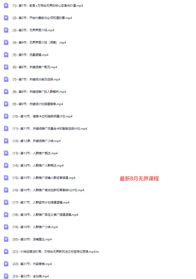 图片[6]-玺承-引爆流量！无界推广系统实操课：从小白到运营高手2025年8月_-就爱副业网