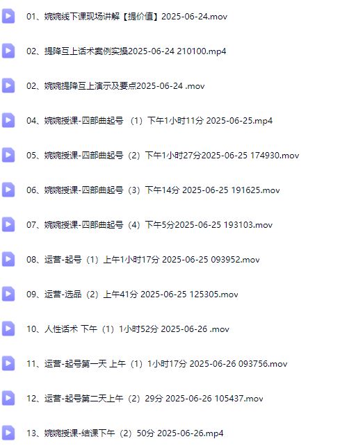 图片[5]-婉婉6月24-26号线下课【精品稀缺课】_-就爱副业网