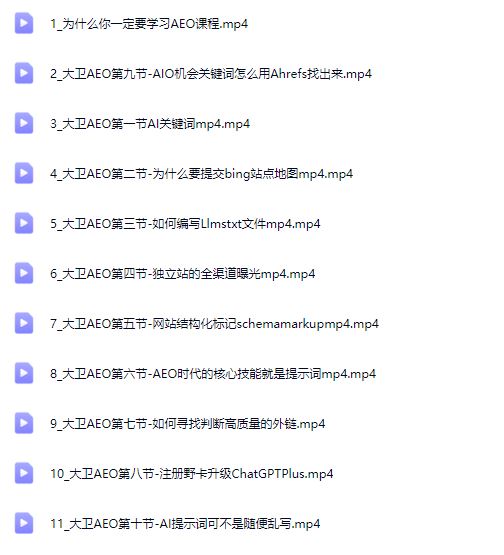 图片[8]-2025年大卫AEO课程_-就爱副业网
