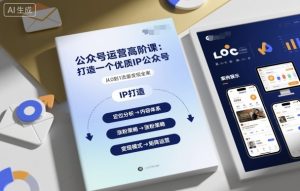 公众号运营高阶课，打造一个优质IP公众号-就爱副业网