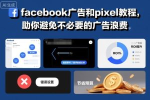facebook广告和pixel教程，助你避免不必要的广告浪费-就爱副业网