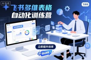 飞书多维表格自动化训练营，手把手教你告别重复处理，用多维表格开启高效办公新模式-就爱副业网