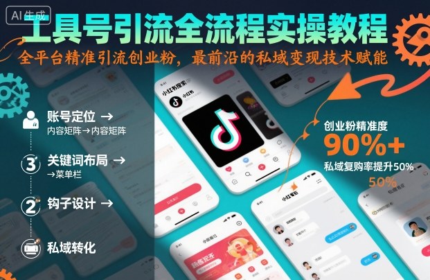 久爱副业网,网赚项目,网赚论坛博客网分享工具号引流全流程保姆级实操教程，全平台精准引流创业粉，最前沿的私域变现技术赋能