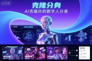 AI数字人认知实操课，克隆你的数字人分身-就爱副业网