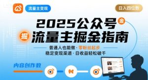 公众号流量主变现项目2025，普通人也能通过这个项目日入四位数（更新）-就爱副业网