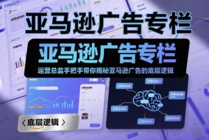 亚马逊广告专栏：运营总监手把手带你揭秘亚马逊广告的底层逻辑-就爱副业网