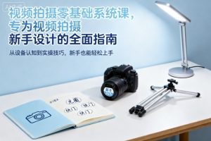视频拍摄零基础系统课,专为视频拍摄新手设计的全面指南-就爱副业网